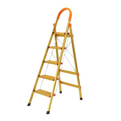 aluminium household gold step ladder