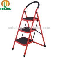 Wide Step Steel Ladder with 2/3/4/5 Steps and foldable TL-5203