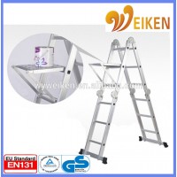 aluminum ladder 12 meter / portable telescopic ladder / 3 steps multipurpose ladder