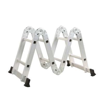 4*2 step locking hinges multifunction aluminum step ladder